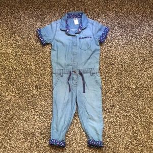 2t girls Chambray jumpsuit by OshKosh Bigosh